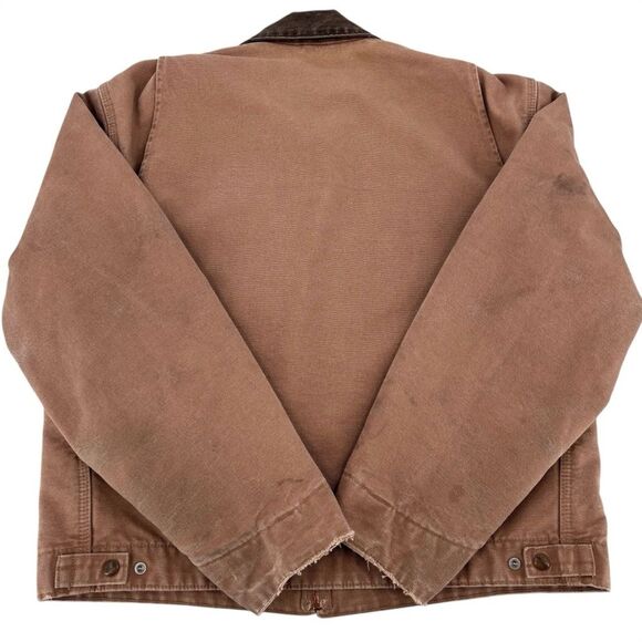 Carhartt Detroit Jacket J97 SDL Vintage Sz. L Plaid Lined - Picture 8 of 8